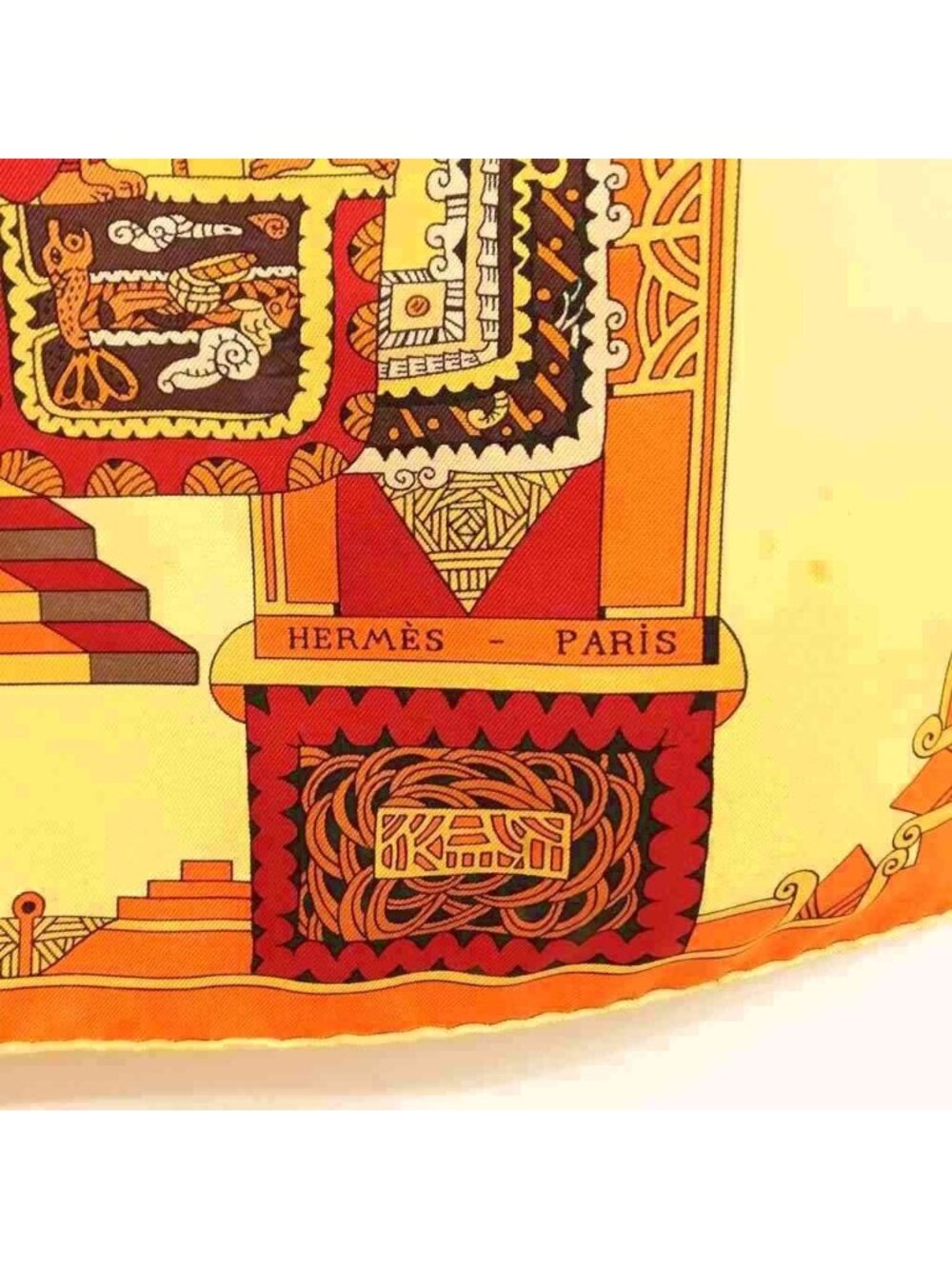 Hermes Astres Et Soleils Celestial Bodies and the Sun Carre 90 Large Scarf - Picture 5 of 9